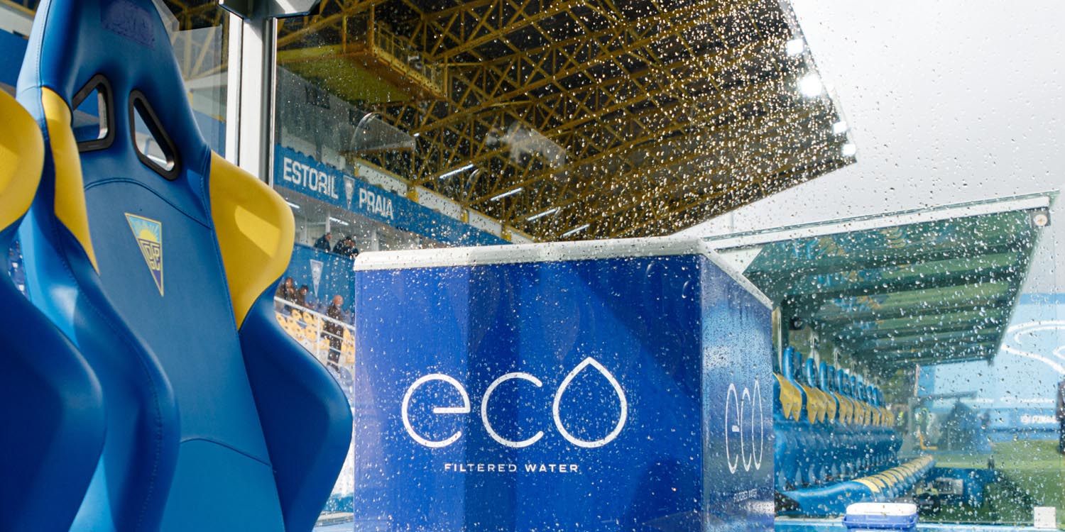 Estoril Praia poupa cerca de uma tonelada de plástico com a ECO