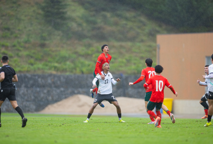 Jordan Arnolin assina dupla internacionalização na primeira chamada à seleção portuguesa de sub-18