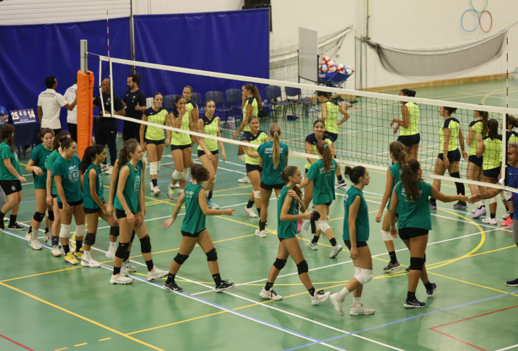 Juniores de voleibol feminino iniciam segunda fase do campeonato frente a Sporting CP
